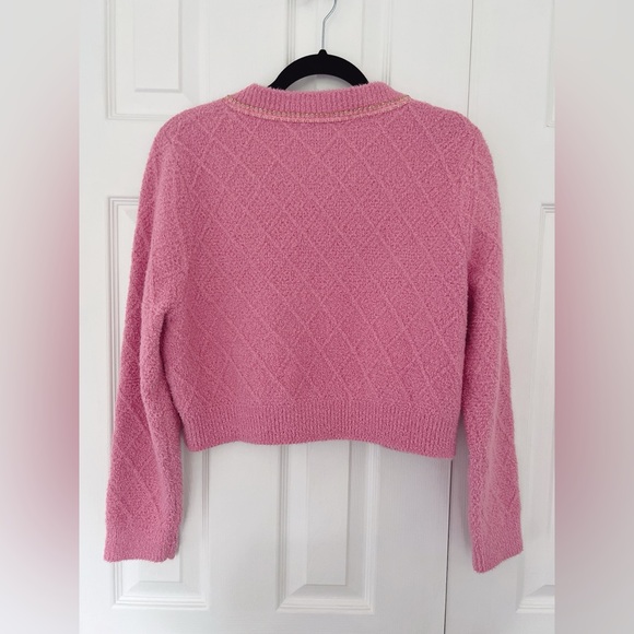 Pink pearl cardigan - Picture 2 of 3